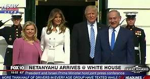 WATCH: Donald and Melania Trump Welcome Benjamin Netanyahu and Wife to White House (FNN)