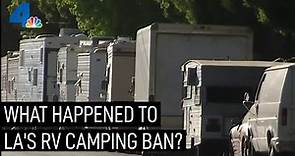 Residents Frustrated by RV Parking Ask: What Happened to LA's Ban? | NBCLA
