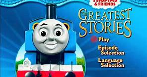Thomas & Friends: The Greatest Stories DVD Menu Walkthrough