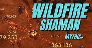 Elemental Shaman Wildfire Build for Mythic +