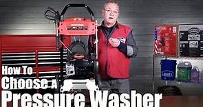 How To Choose The Right Pressure Washer | Buying Guide