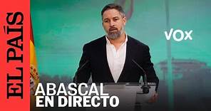 DIRECTO | Rueda de prensa de Santiago Abascal para valorar el acuerdo