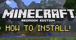 How to Download & Install Minecraft Bedrock Edition
