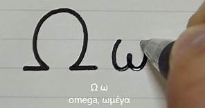 How to write Greek alphabet