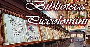 La Biblioteca Piccolomini de Siena, Italia