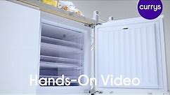 Hoover HBFUP 140 NKE/1 Integrated Undercounter Freezer - Hands On
