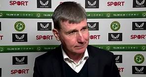 Stephen Kenny reacts to Ireland's defeat to France