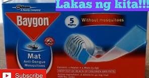 BAYGON ELECTRIC MOSQUITO KILLER REVIEW / ANTI-DENGUE MOSQUITOES