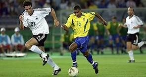 Kleberson destroyed the 2002 WORLD CUP Final! The match that made Manchester United Buy Kleberson.