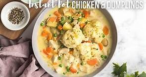 The BEST Instant Pot Chicken and Dumplings | The Recipe Rebel