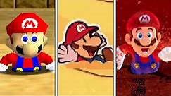 Evolution Of Mario Sinking/Drowning In Quicksand In Mario Games (1988-2022)