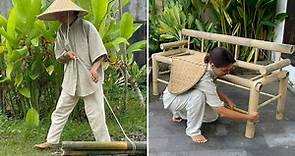 Come realizzare mobili in bambù senza utilizzare chiodi! 🛏