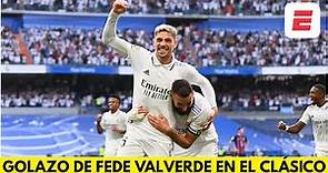GOLAZO DE FEDERICO VALVERDE pone el 2-0 del REAL MADRID vs BARCELONA en EL CLÁSICO | La Liga