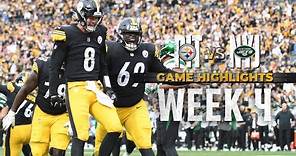 GAME HIGHLIGHTS: Week 4 vs. New York Jets | Pittsburgh Steelers