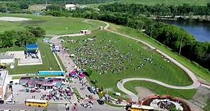 WATCH: CBS2/FOX 28 SkyView Drone is above Balloon Fest in Cedar Rapids.