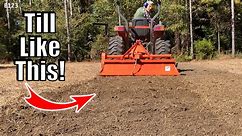 Tiller Tips! How to Use a Tiller with a Compact Tractor
