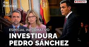 SÁNCHEZ-INVESTIDURA: El DISCURSO del CANDIDATO abre el debate (PRIMER DÍA) | RTVE Noticias