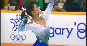 伊藤みどり Midori Ito 1988 Calgary Olympics - Free Skating