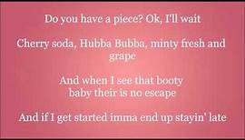 Nick Bean Bubble Gum Girl with lyrics