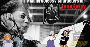 JUNE FORAY: The Many Voices / Characters of (Cartoon Voice Actor)
