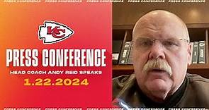 Head Coach Andy Reid Speaks to the Media | Press Conference 1/22