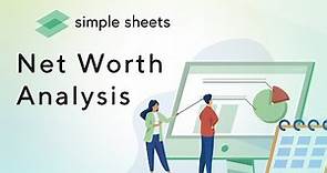 Net Worth Calculator Excel Template Step-by-Step Video Tutorial by Simple Sheets