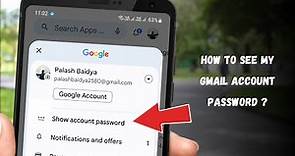 How to know your gmail account password if you forgot