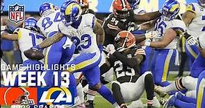 Cleveland Browns vs. Los Angeles Rams | 2023 Week 13 Game Highlights