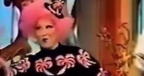 Bette Midler on The Rosie O’Donnell show in 1998. Bette is dressed as the wicked witch of the east! | Bette Midler: Still Divine