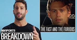 F1 Driver Daniel Ricciardo Breaks Down Racing Movies | GQ Sports