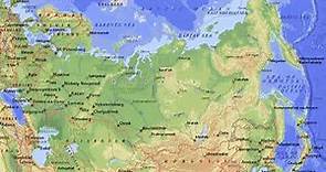 mapa de Rusia