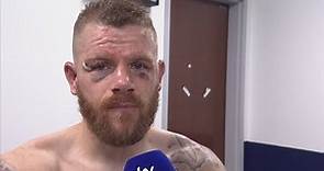 POST FIGHT: Callum Johnson reacts to fourth round stoppage defeat to Artur Beterbiev