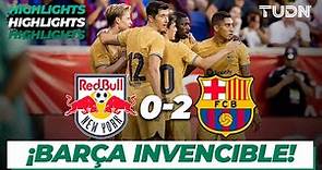 Resumen y goles | NYRed Bull 0-2 Barcelona | Amistoso internacional |TUDN