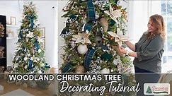 Woodland Christmas Tree Decorating Tutorial