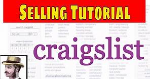 How to Post Things for Sell on Craigslist