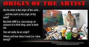 Martin Heidegger "The Origin of the Work of Art" (1 of 13)