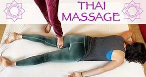 Thai Massage Techniques For Arms and Legs | Jen Hilman Gives Relaxing Massage to Cole Chance