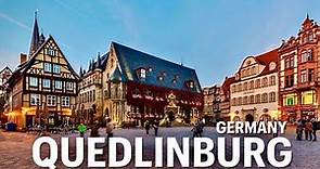 Quedlinburg, Beautiful UNESCO World Heritage Town, GERMANY
