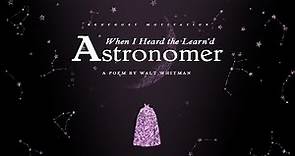 The Astronomer - Walt Whitman (Powerful Life Poetry)