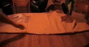 Making a Buckskin Leather Shirt