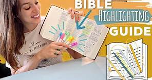 How to Highlight Your Bible! (8 Ideas for Color Coding Your Bible)