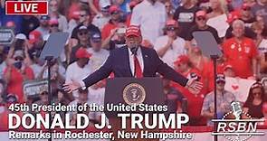 LIVE REPLAY: President Trump to Deliver Remarks in Rochester, New Hampshire - 1/21/24