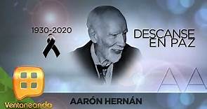 ¡El actor Aarón Hernán falleció a los 89 años de edad, víctima de un infarto! | Ventaneando