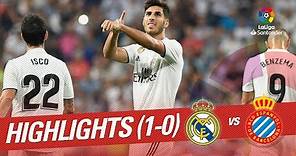 Resumen de Real Madrid vs RCD Espanyol (1-0)