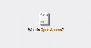 What is Open Access?