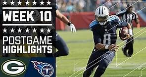 Packers vs. Titans | NFL Week 10 Game Highlights