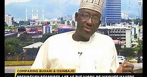 Mohammed Lawal reacts to Buhari and Osinbajo comparison