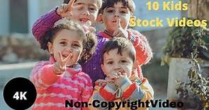 Top 10 Free Kids Stock Videos | Royalty-Free Videos | Non-Copyright Videos | HD Videos | 4K Videos