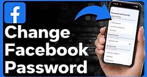 How To Change Password On Facebook
