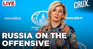 Russia Takes On The West | Maria Zakharova Holds Weekly Foreign Ministry Briefing Live | Ukraine War